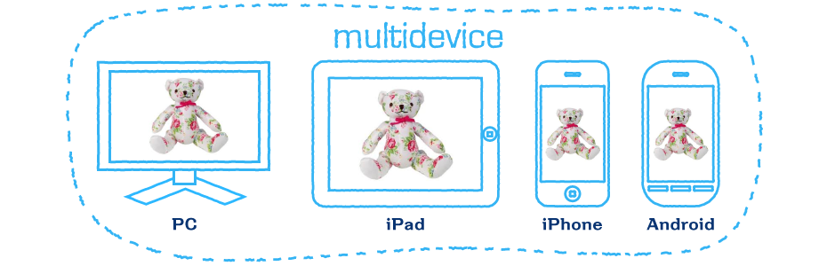 パソコン ipad iphone android